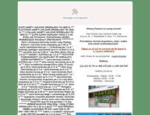 Tablet Screenshot of kantor-zoliborz.pl